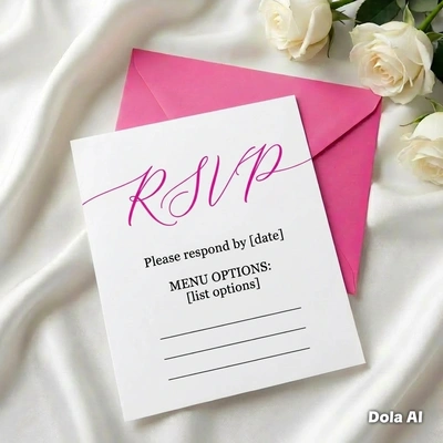  Wedding RSVP Card