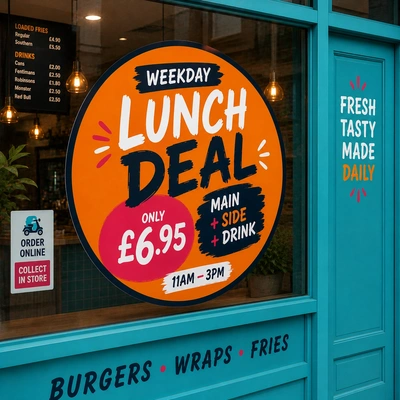  Printed Window Sticker