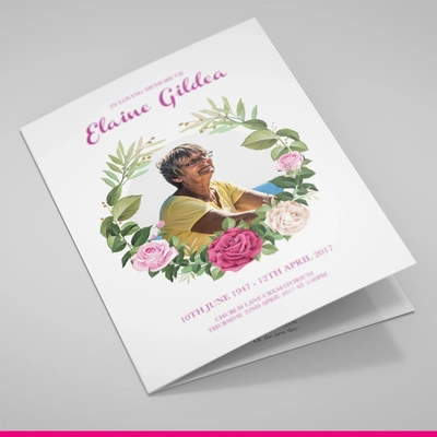Floral Frame Pnk
