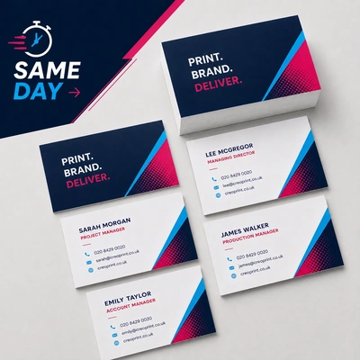  Same Day Printed Business Cards