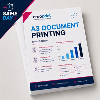  Same Day A3 Document Printing