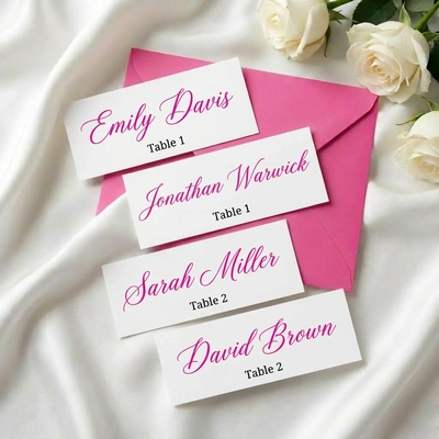  Flat Place Cards