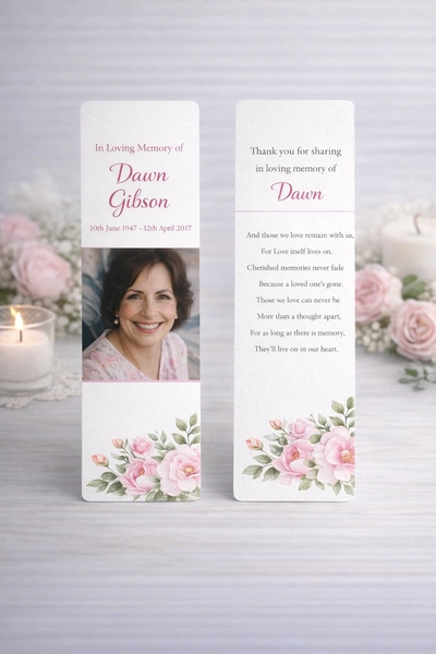  Memorial Bookmark