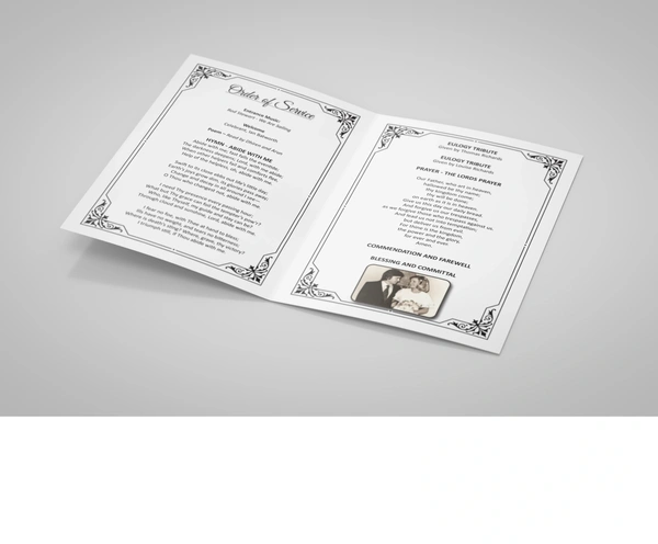 Classic Order of Service, Inside Page Design