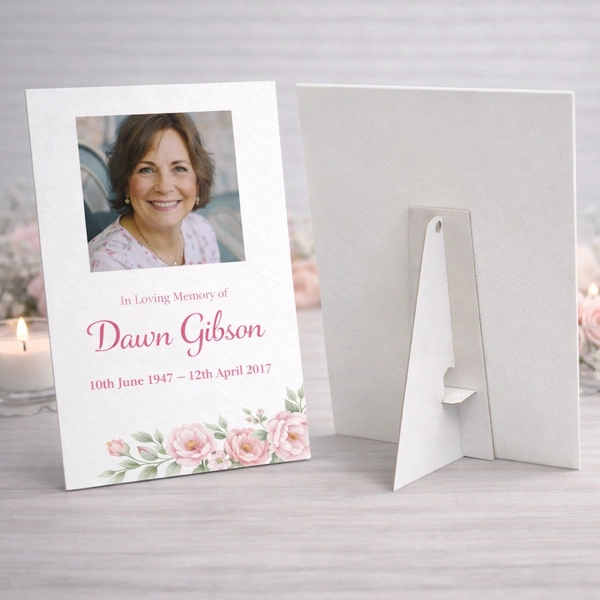  Mounted Fineral Sign With Stand