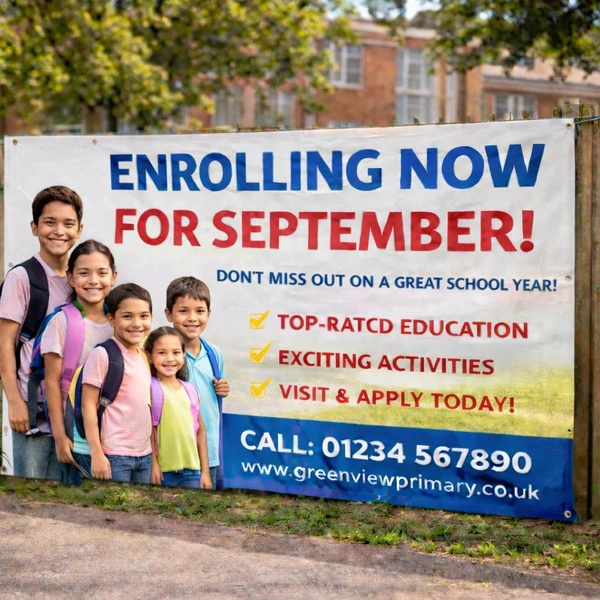 Outdoor Banner  -  School