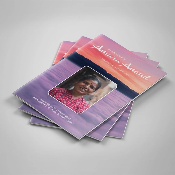 Red Sky Order of Service, 20 pages