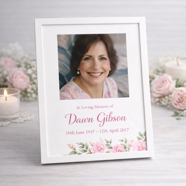  Framed Memorial Photo
