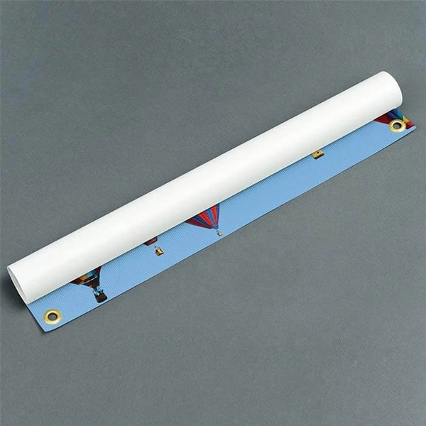 Rolled Up Mesh Banner