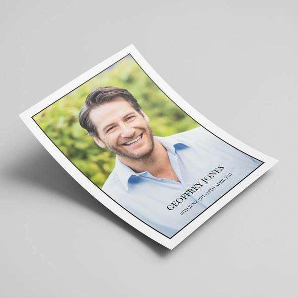 Memorial Photo Print Sample 1