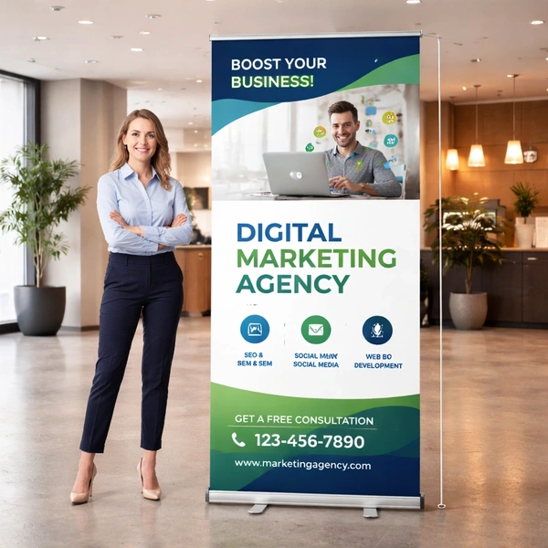  Roller Banner  -  Marketing