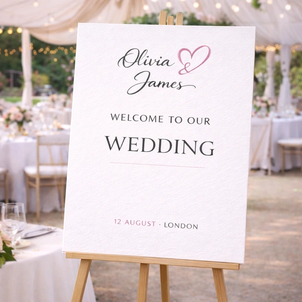  Wedding Welcome Sign