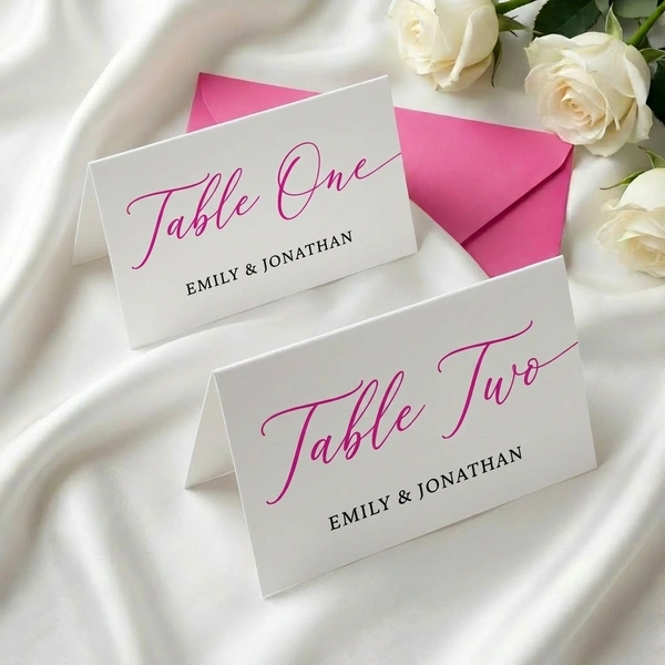  Folded Place Cards