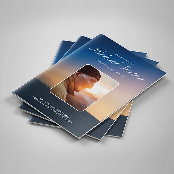 Sunset Order of Service, 20 pages