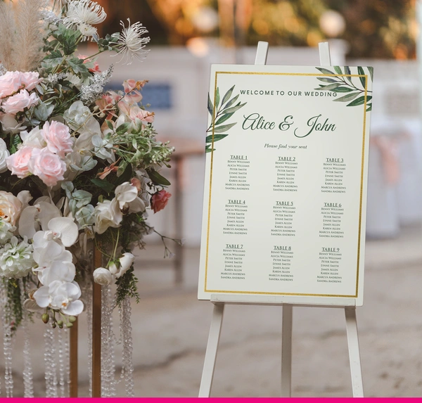  Portrait Seating Plan